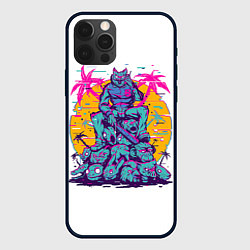 Чехол для iPhone 12 Pro Hotline Miami: Throne, цвет: 3D-черный