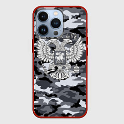 Чехол iPhone 13 Pro Городской камуфляж Россия