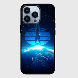 Чехол для iPhone 13 Pro Космические войска, цвет: 3D-черный