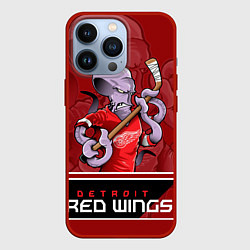 Чехол для iPhone 13 Pro Detroit Red Wings, цвет: 3D-красный