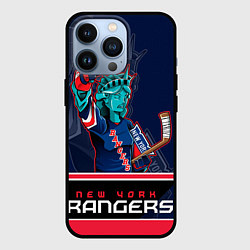 Чехол для iPhone 13 Pro New York Rangers, цвет: 3D-черный