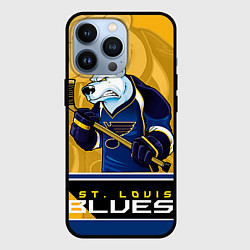 Чехол для iPhone 13 Pro St. Louis Blues, цвет: 3D-черный
