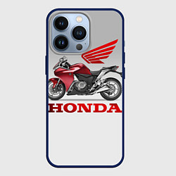 Чехол для iPhone 13 Pro Honda 2, цвет: 3D-тёмно-синий