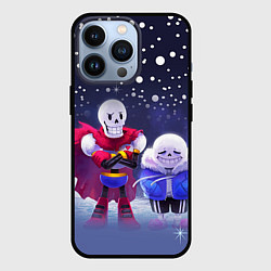 Чехол для iPhone 13 Pro Sans & Papyrus, цвет: 3D-черный