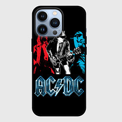 Чехол для iPhone 13 Pro AC/DC: Ice & Fire, цвет: 3D-черный