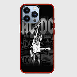 Чехол для iPhone 13 Pro AC/DC: Rock You, цвет: 3D-красный