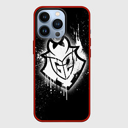 Чехол для iPhone 13 Pro Gamers 2: Black collection, цвет: 3D-красный