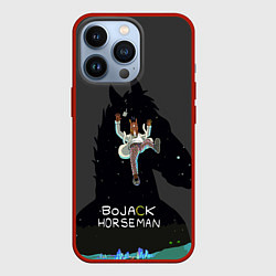 Чехол для iPhone 13 Pro Bojack Horseman, цвет: 3D-красный