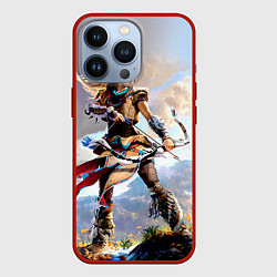 Чехол для iPhone 13 Pro HZD 4, цвет: 3D-красный