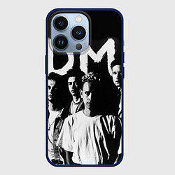 Чехол для iPhone 13 Pro Depeche mode: black, цвет: 3D-тёмно-синий