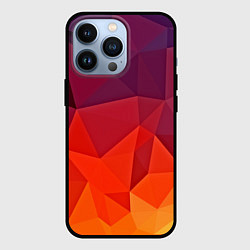 Чехол для iPhone 13 Pro Geometric, цвет: 3D-черный