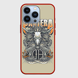 Чехол для iPhone 13 Pro Pantera: Wild Goat, цвет: 3D-красный