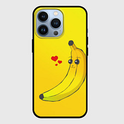 Чехол для iPhone 13 Pro Just Banana (Yellow), цвет: 3D-черный