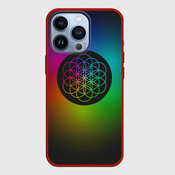 Чехол для iPhone 13 Pro Coldplay Colour, цвет: 3D-красный