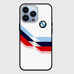 Чехол для iPhone 13 Pro BMW БМВ WHITE, цвет: 3D-черный