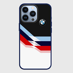 Чехол для iPhone 13 Pro BMW M SPORT, цвет: 3D-тёмно-синий