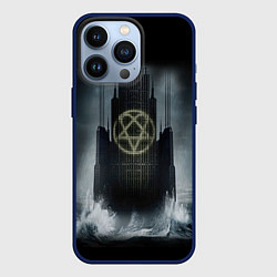Чехол для iPhone 13 Pro HIM: Devil Castle, цвет: 3D-тёмно-синий