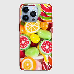 Чехол для iPhone 13 Pro Candy Summer, цвет: 3D-красный