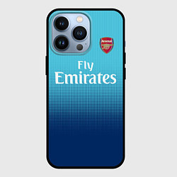 Чехол для iPhone 13 Pro Arsenal FC: Blue Away 17/18, цвет: 3D-черный