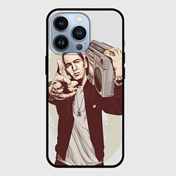 Чехол для iPhone 13 Pro Eminem: Street Music, цвет: 3D-черный