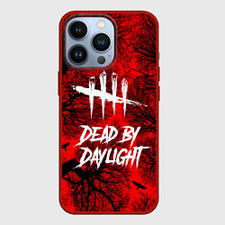 Чехол для iPhone 13 Pro Dead by Daylight, цвет: 3D-красный