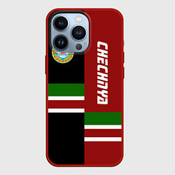 Чехол для iPhone 13 Pro Chechnya, Russia, цвет: 3D-красный