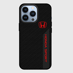 Чехол для iPhone 13 Pro Honda: Sport Line, цвет: 3D-черный