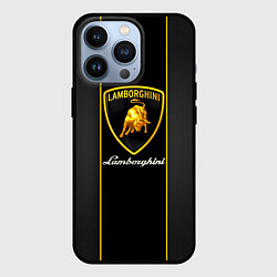 Чехол для iPhone 13 Pro Lamborghini Luxury, цвет: 3D-черный