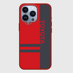 Чехол для iPhone 13 Pro Toyota, цвет: 3D-красный