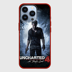 Чехол для iPhone 13 Pro Uncharted 4: A Thief's End, цвет: 3D-красный