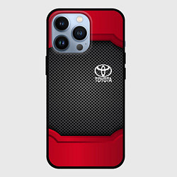 Чехол для iPhone 13 Pro Toyota: Metal Sport, цвет: 3D-черный