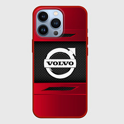 Чехол для iPhone 13 Pro Volvo Sport, цвет: 3D-красный