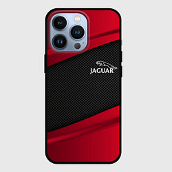 Чехол для iPhone 13 Pro Jaguar: Red Sport, цвет: 3D-черный