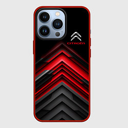 Чехол для iPhone 13 Pro Citroen: Red sport, цвет: 3D-красный