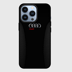 Чехол для iPhone 13 Pro Audi Carbon, цвет: 3D-черный