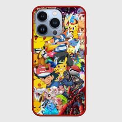 Чехол iPhone 13 Pro Pokemon Bombing