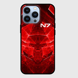 Чехол для iPhone 13 Pro Mass Effect: Red Armor N7, цвет: 3D-черный