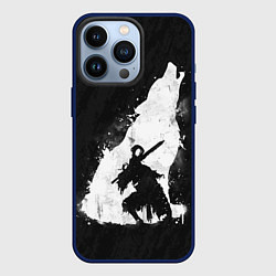 Чехол для iPhone 13 Pro Dark Souls: Howling Wolf, цвет: 3D-тёмно-синий