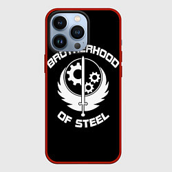 Чехол для iPhone 13 Pro Brothood of Steel, цвет: 3D-красный