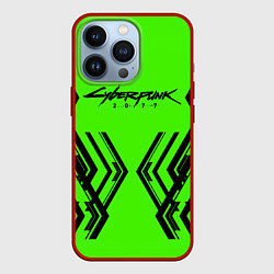 Чехол iPhone 13 Pro Cyberpunk 2077: Acid Green