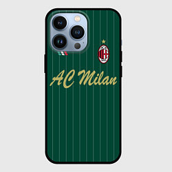 Чехол для iPhone 13 Pro AC Milan: Green Form, цвет: 3D-черный