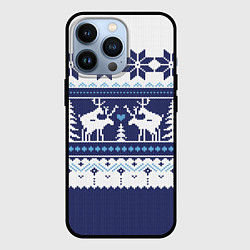 Чехол iPhone 13 Pro Узор с оленями