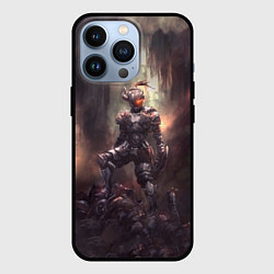 Чехол для iPhone 13 Pro Goblin Slayer darkness knight, цвет: 3D-черный