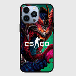 Чехол для iPhone 13 Pro CS GO hyper beast skin, цвет: 3D-черный