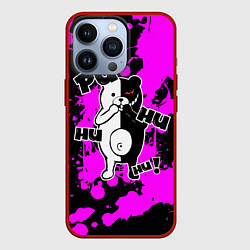 Чехол для iPhone 13 Pro MONOKUMA Puhuhuhu, цвет: 3D-красный