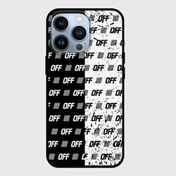 Чехол для iPhone 13 Pro Off-White: Black & White, цвет: 3D-черный