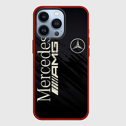 Чехол для iPhone 13 Pro Mercedes AMG: Black Edition, цвет: 3D-красный