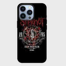 Чехол для iPhone 13 Pro Slipknot 1995, цвет: 3D-черный