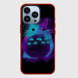 Чехол для iPhone 13 Pro Милый Тоторо, цвет: 3D-красный