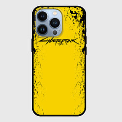 Чехол для iPhone 13 Pro Cyberpunk 2077 Samurai logo, цвет: 3D-черный